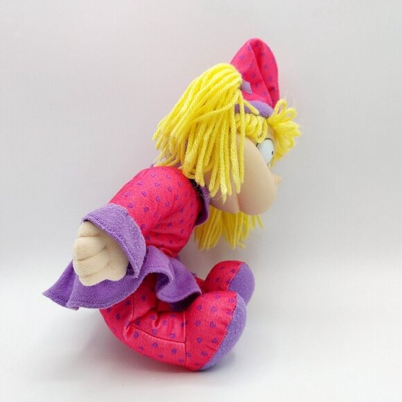 Rugrats Angelica Slumber Party Doll 1997 Mattel Vintage 12" Vinyl Plush - Picture 3 of 4